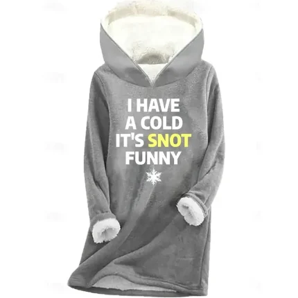 Women's Pullover Hoodie Sweatshirt Letter Warm Casual Fuzzy Long Sleeve Hooded Regular Tops Casual Sports Print Pink Blue Gray Winter 2025